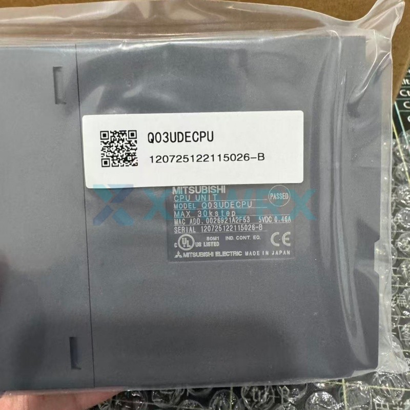 Mitsubishi Q03UDECPU Universal Model CPU Module with Ethernet, MELSEC-Q Series
