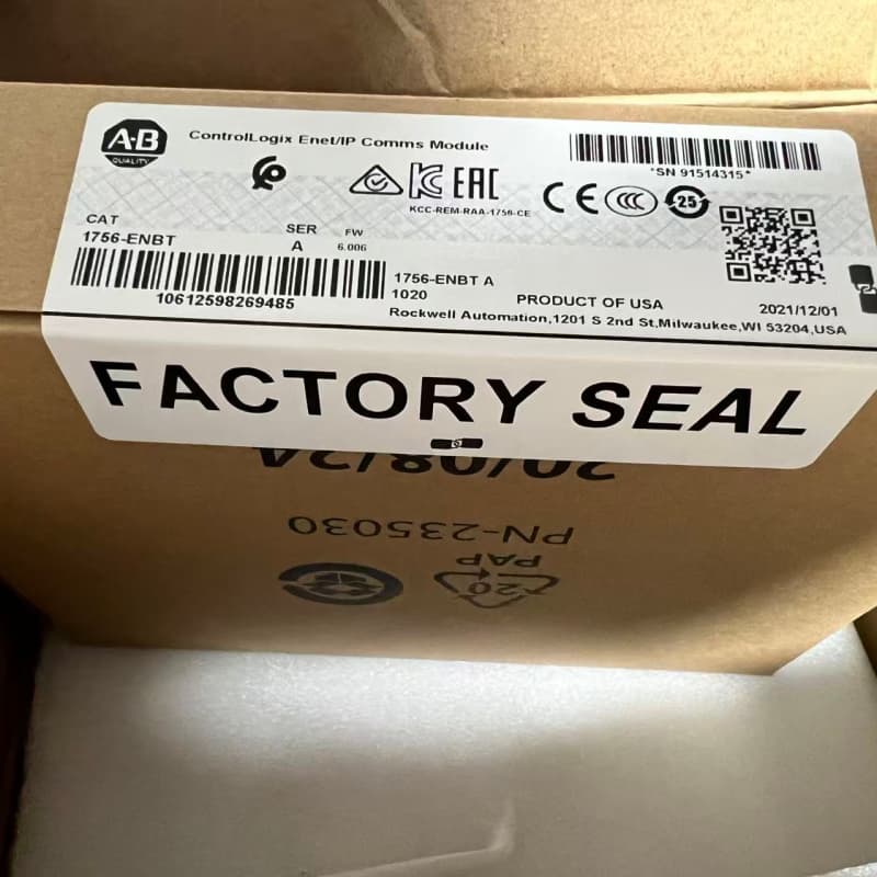 Allen-Bradley 1756-ENBT/A: A classic choice for ControlLogix Ethernet communication modules