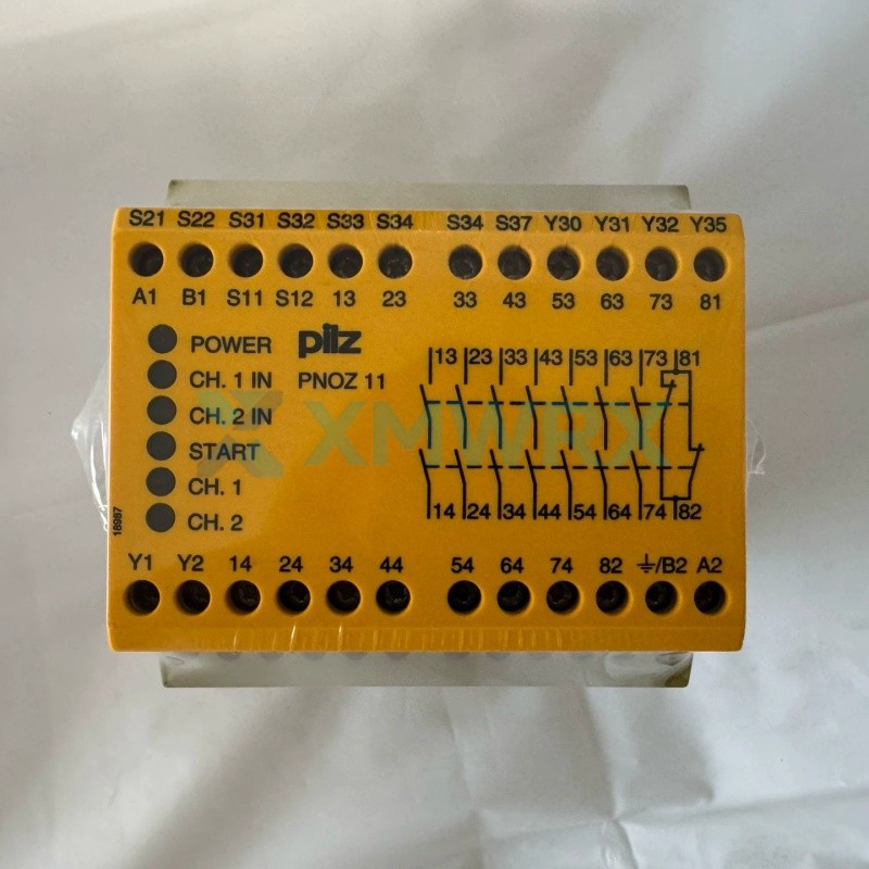 Pilz 774080 PNOZ 11 24VAC 24VDC 7n/o 1n/c