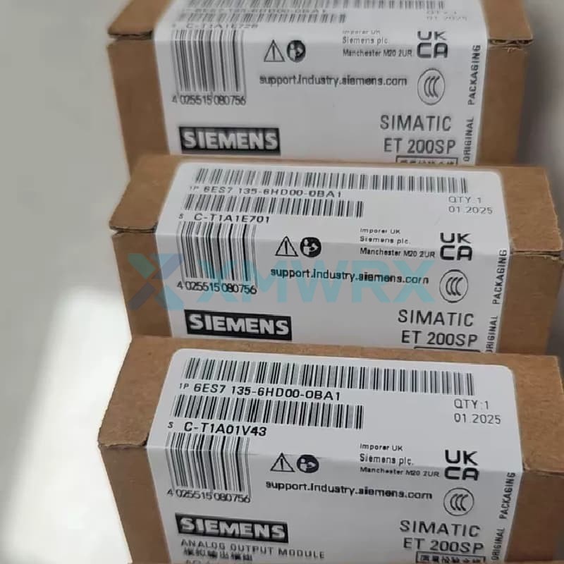 SIEMENS  6ES7135-6HD00-0BA1  Analog output module for SIMATIC ET 200SP distributed I/O system